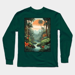 Lush Tropical Jungle Long Sleeve T-Shirt